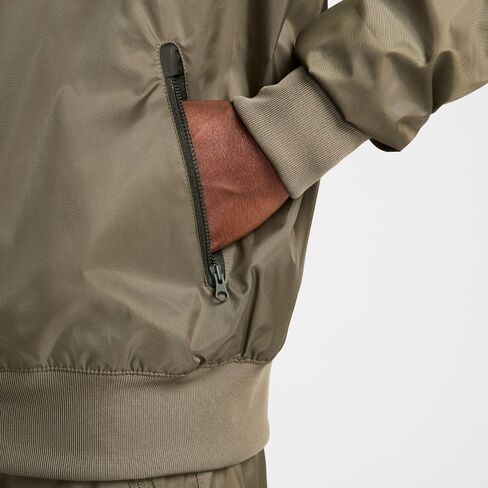 سترة Nike Sportswear Windrunner بغطاء رأس للرجال (زيتوني متوسط/سيكويا/شراع، DA0001-222) in Saudi Arabia