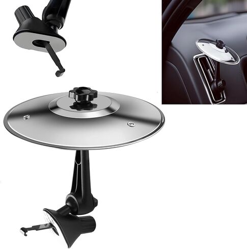 Car Cymbal Air Vent,mini cymbals for cars,Make Your Driving More Fun,Music Lovers,Suitable for All Types of Vehicles,Men Women Christmas,Gift (Golden) in Saudi Arabia