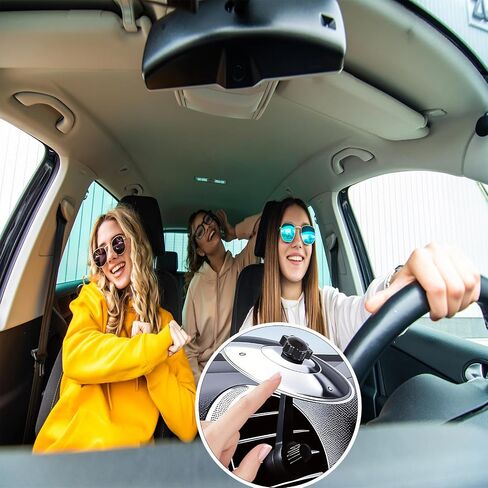 Car Cymbal Air Vent,mini cymbals for cars,Make Your Driving More Fun,Music Lovers,Suitable for All Types of Vehicles,Men Women Christmas,Gift (Golden) in Saudi Arabia