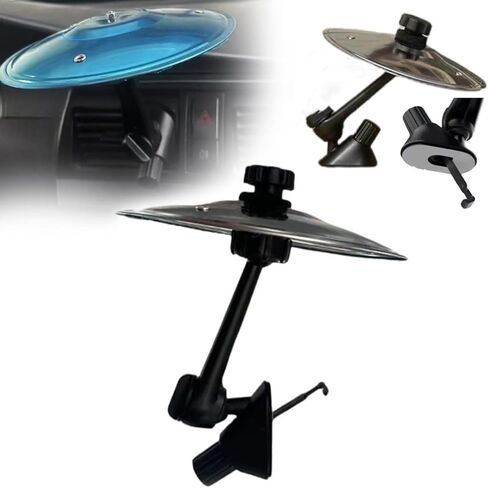 Car Cymbal Air Vent,mini cymbals for cars,Make Your Driving More Fun,Music Lovers,Suitable for All Types of Vehicles,Men Women Christmas,Gift (Golden) in Saudi Arabia