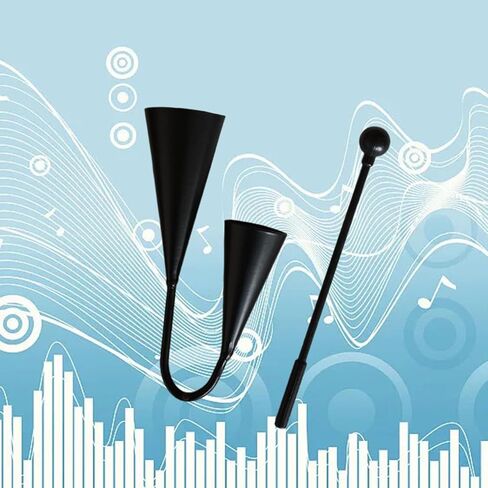 Agogo Bell Percussion Tool for Parties and Education with Beater for Family Events, 25cmx14cm in Kuwait