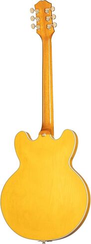 جسم Epiphone Sheraton شبه مجوف، وأجزاء صلبة ذهبية اللون مع حقيبة Gig in Saudi Arabia