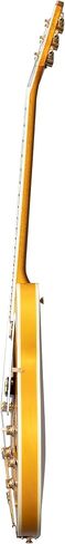 جسم Epiphone Sheraton شبه مجوف، وأجزاء صلبة ذهبية اللون مع حقيبة Gig in Saudi Arabia