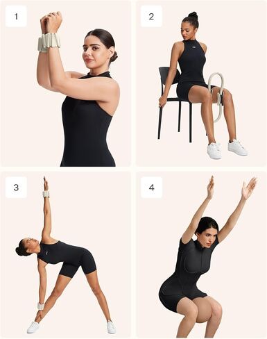 BetterMe Bubble Butt Kit – Pilates Ring, Weight Bands, Soft Ball & Loop Bands – Glute Training Pilates Kit for Women – Home Workout Pilates Equipment Set in Kuwait