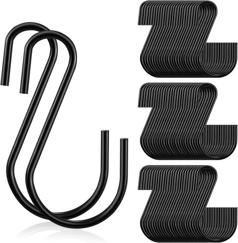 SRATTE 60 PCS S HAIBS للتعليق 1.8 بوصة من الفولاذ المقاوم للصدأ SATING S -DISTER SUBER SURTAIN SURTAIN SURTINGERS MINI S على شكل شماعات للنباتات أواني أكواب DIY المجوهرات (الذهب) in Saudi Arabia