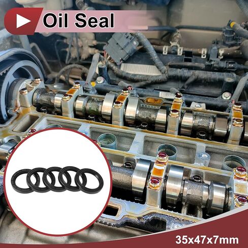 5 Pcs Rotary Shaft Seal High Pressure Oil Seal 40x62x7mm Black Nitrile 70 Durometer Rubber in Saudi Arabia