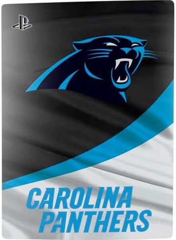 ملصق Skinit المخصص للألعاب متوافق مع حزمة PS5 - تصميم مرخص رسميًا من NFL Carolina Panthers in Saudi Arabia