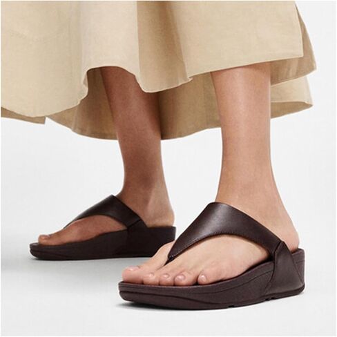صندل نسائي من Fitflop مصنوع من الجلد من Lulu in Kuwait