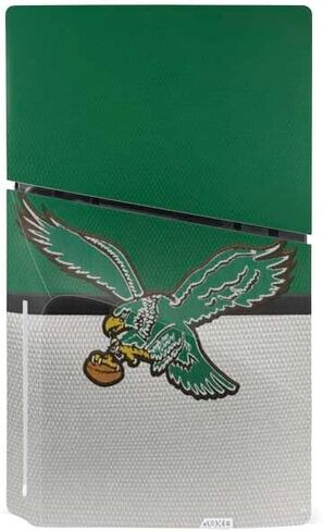 Skinit Decal Gaming Skin Compatible with PS5 Slim Disk Console - Officially Licensed NFL Philadelphia Eagles Team Motto Design in Saudi Arabia