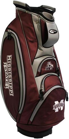 Team Golf NCAA Mississippi State Bulldogs Victory Golf Cart Bag, 10-way Top with Integrated Dual Handle & External Putter Well, Cooler Pocket, Padded Strap, Umbrella Holder & Removable Rain Hood in Saudi Arabia