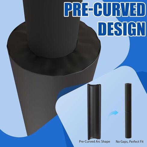 Dia 2.5 3 3.5 Inch Basketball Pole Padding Wrap Around, 6Ft High Basement Round Pole Padded Covers/Waterproof Cloumn Pads for Gym Playground, All Weather in Saudi Arabia