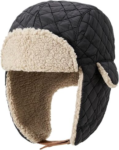 Winter Plush Skiing Cap - Unisex Warm Hat for Adults in Saudi Arabia