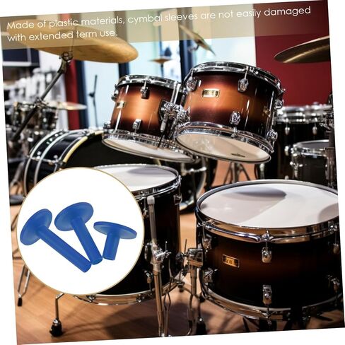 ibasenice 12pcs Drum Cymbal Sleeves Plastic Cymbal Accessories for Enhanced and Performance Various Heights for Drum Kits and Percussion in Saudi Arabia