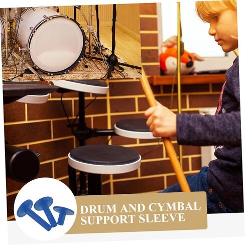 ibasenice 12pcs Drum Cymbal Sleeves Plastic Cymbal Accessories for Enhanced and Performance Various Heights for Drum Kits and Percussion in Saudi Arabia