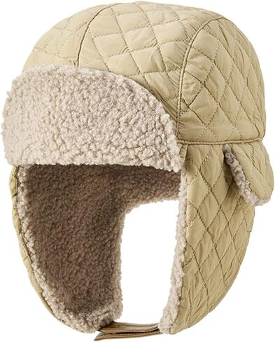 Winter Plush Skiing Cap - Unisex Warm Hat for Adults in Saudi Arabia