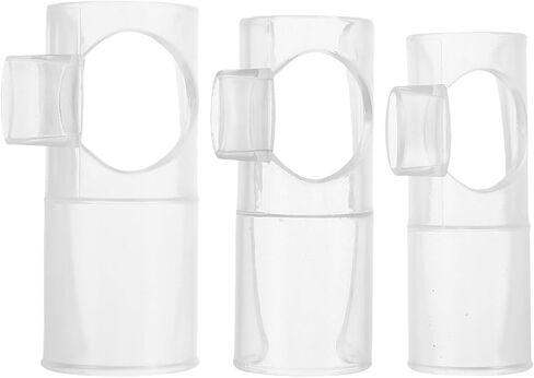 BESPORTBLE 3Pcs Flute Blowing Aid Nozzle Mouthpiece Cover for Beginners Transparent Wind Director for Flute Practice Enhanced Control and Membrane Durability in Saudi Arabia