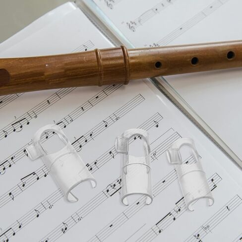 BESPORTBLE 3Pcs Flute Blowing Aid Nozzle Mouthpiece Cover for Beginners Transparent Wind Director for Flute Practice Enhanced Control and Membrane Durability in Saudi Arabia
