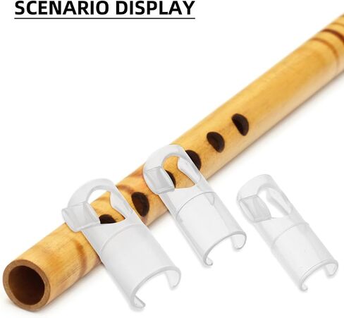 BESPORTBLE 3Pcs Flute Blowing Aid Nozzle Mouthpiece Cover for Beginners Transparent Wind Director for Flute Practice Enhanced Control and Membrane Durability in Saudi Arabia