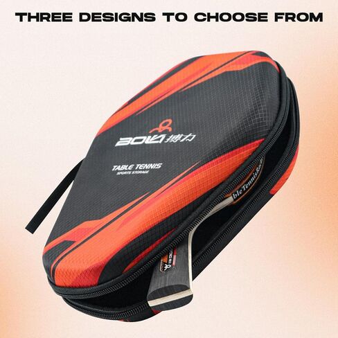 Waterproof Table Tennis Racket Bag EVA Ping Pong Paddle Hard Case Hexagonal Table Tennis Bat Cover in Saudi Arabia