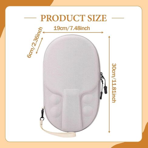 Table Tennis Racket Cover Carry Bag Protect Cover Hold 2 Paddles 4 Balls Pingpong Storage Bag in Saudi Arabia