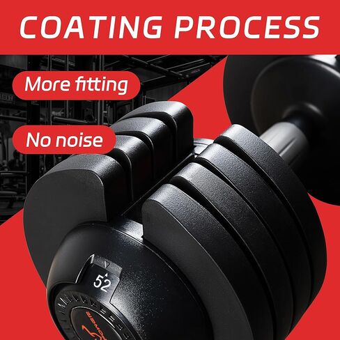 Adjustable Dumbbells Set of 2,Free Weights Dumbbells Set,52 lbs pair for Men/Women Gym Equipment for Home Strength Training Equipment in Saudi Arabia