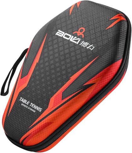Waterproof Table Tennis Racket Bag EVA Ping Pong Paddle Hard Case Hexagonal Table Tennis Bat Cover in Saudi Arabia