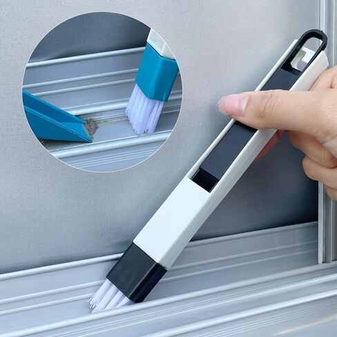 3 مجموعات فرشاة تنظيف صغيرة لأخدود النافذة، فتحة أرضية الباب، فرش لوحة المفاتيح، أدوات التنظيف المنزلية باللون الأسود in Saudi Arabia