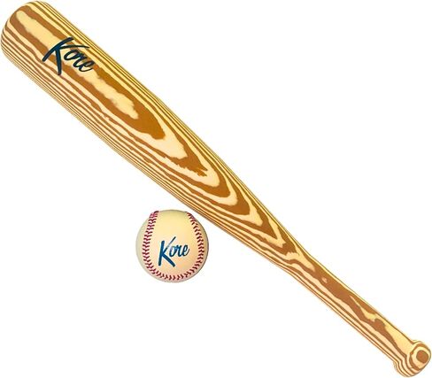 Kore Foam Baseball Bat + Kore Baseball | Foam Baseball and Bat | Great for Indoor Play or Outdoor Play | Great Gift or Stocking Stuffer in Saudi Arabia