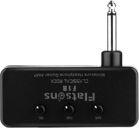 1Set Miniature Bass Guitar Headphone Amplifier for Travel Lightweight Design Input Compact Durable Material in Saudi Arabia