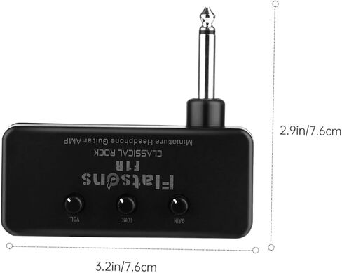 SUPVOX Portable Mini Guitar Amplifier Rechargeable Battery Electric Bass Headphone Amp Compact Design for Travel and Practice in Saudi Arabia