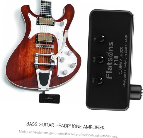 SUPVOX Portable Mini Guitar Amplifier Rechargeable Battery Electric Bass Headphone Amp Compact Design for Travel and Practice in Saudi Arabia