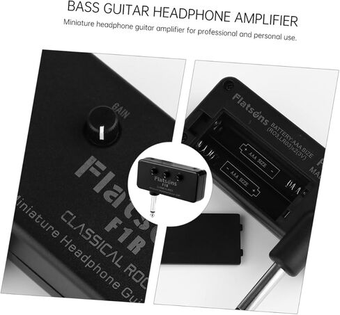SUPVOX Portable Mini Guitar Amplifier Rechargeable Battery Electric Bass Headphone Amp Compact Design for Travel and Practice in Saudi Arabia
