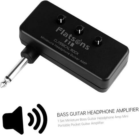 SUPVOX Portable Mini Guitar Amplifier Rechargeable Battery Electric Bass Headphone Amp Compact Design for Travel and Practice in Saudi Arabia