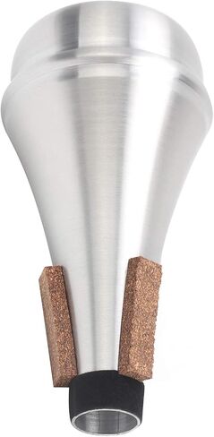 Trumpet Straight Mute,Aluminum Alloy Silver Practice Mute,Trumpet Musical Instrument Accessories for Kids and Adult Beginner in Saudi Arabia