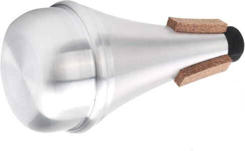 Trumpet Straight Mute,Aluminum Alloy Silver Practice Mute,Trumpet Musical Instrument Accessories for Kids and Adult Beginner in Saudi Arabia