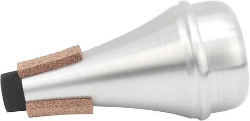 Trumpet Straight Mute,Aluminum Alloy Silver Practice Mute,Trumpet Musical Instrument Accessories for Kids and Adult Beginner in Saudi Arabia