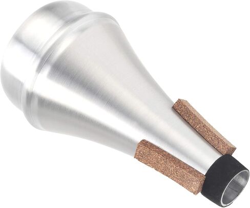 Trumpet Straight Mute,Aluminum Alloy Silver Practice Mute,Trumpet Musical Instrument Accessories for Kids and Adult Beginner in Saudi Arabia