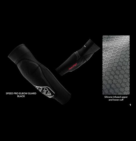 Troy Lee Designs - Speed PRO Elbow Guards; Black XL/2X in Kuwait