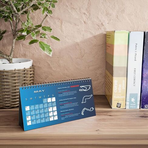 Formula Racing Calendar 2025 Williams Formula Gift for Formula Racing Fan 2025 Formula Desk Calendar F1 Williams Colors in Saudi Arabia