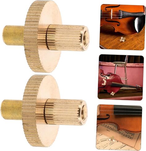 براغي جسر نحاسية مزدوجة من SUPVOX، تجهيزات أدوات موسيقية مصنوعة بدقة لجيتار الكمان ومسامير صغيرة مناسبة للاعبي الجهير المزدوج للتحكم الدقيق والثبات in Kuwait