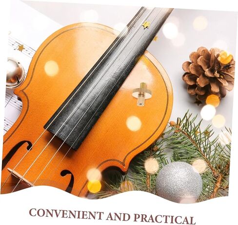 براغي جسر نحاسية مزدوجة من SUPVOX، تجهيزات أدوات موسيقية مصنوعة بدقة لجيتار الكمان ومسامير صغيرة مناسبة للاعبي الجهير المزدوج للتحكم الدقيق والثبات in Kuwait