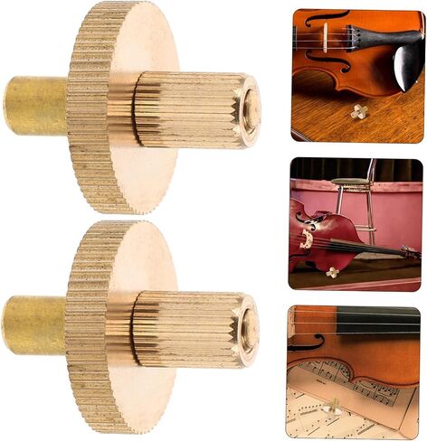 Vaguelly Brass Double Bass Bridge Screws Precision Adjustment Music Instrument Fittings for Violin Guitar Upright Bass Repair Replacement Parts in Saudi Arabia