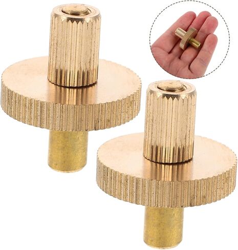 VANZACK Brass Double Bass Bridge Screws Replacement Mini Split Bridge Screws for Violin Guitar and Double Bass Precision Crafted for Sound Enhancement and Use in Saudi Arabia