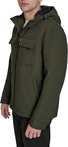 Levi's mens Soft Shell Hooded Storm Coat (Regular & Big & Tall Sizes) in Saudi Arabia
