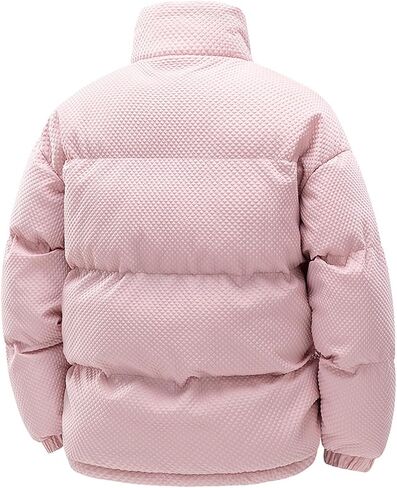Puffer Jacket Men Thicken Warm Stand Collar Winter Coats Trendy Casual Zip Up Jackets Outerwear with Pockets 2025 in Saudi Arabia