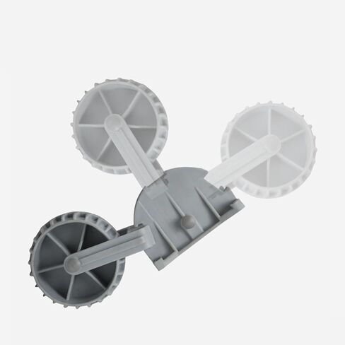Generic Inflatable Boat Launching Wheels Flip Up Dinghy Wheels for Inflatable Dinghy, 14cmx9cm, Gray in Saudi Arabia