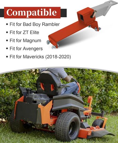 093-1118-98 093-1111-00 Hitch Kit, Fit for Bad Boy Rambler, ZT Elite, Magnum, Mavericks (2018-2020) and Avengers, Black in Kuwait