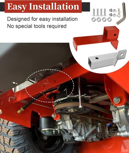 093-1118-98 093-1111-00 Hitch Kit, Fit for Bad Boy Rambler, ZT Elite, Magnum, Mavericks (2018-2020) and Avengers, Black in Kuwait
