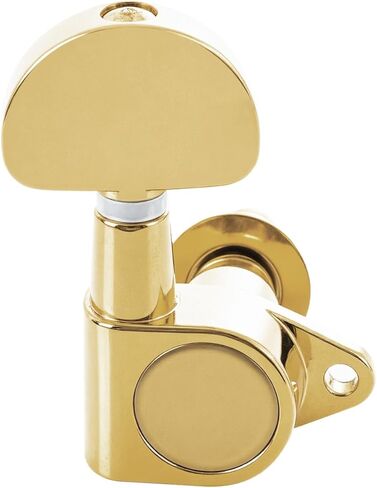 Pareschi 6 Pieces Vintage Set, 3L3R Guitar Tuning Pegs, Machine Heads for Electric and Acoustic Guitars, 3-Screw Classic Style Electric Guitar Tuning Pegs (Chrome) in Kuwait