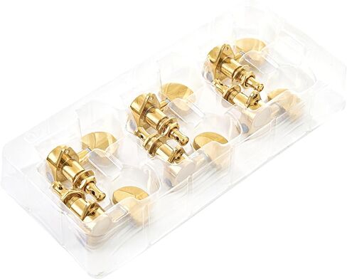 Pareschi 6 Pieces Vintage Set, 3L3R Guitar Tuning Pegs, Machine Heads for Electric and Acoustic Guitars, 3-Screw Classic Style Electric Guitar Tuning Pegs (Chrome) in Kuwait